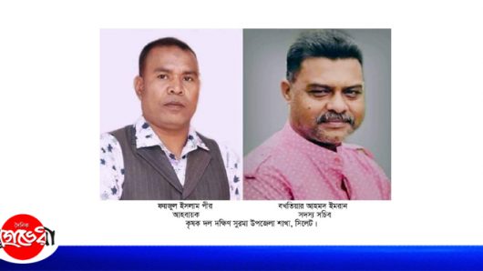 কৃষক দল দক্ষিণ সুরমা উপজেলা শাখা কমিটির অনুমোদন