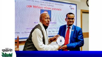 সুনামগঞ্জ জেলার শ্রেষ্ঠ ইউপি চেয়ারম্যান নির্বাচিত হলেন করুণা সিন্ধু তালুকদার