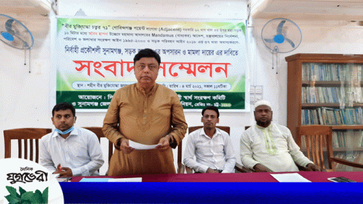 গোবিন্দগঞ্জ চত্ত্বরে অবৈধ স্থাপনা উচ্ছেদে সওজ’র বিরুদ্ধে পক্ষপাতিত্বের অভিযোগ