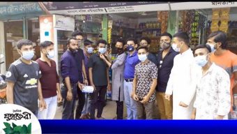 সিলেট সামাজিক ছাত্র আন্দোলনের করোনা সুরক্ষা সামগ্রী বিতরণ
