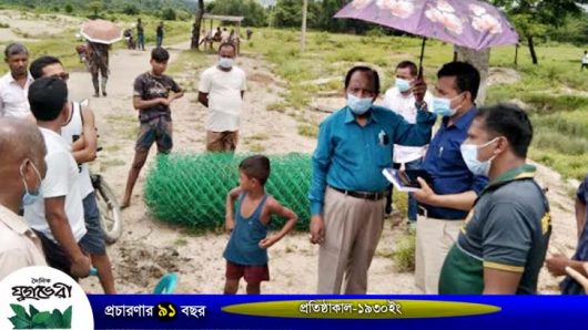 দোয়ারাবাজারে হকনগর শহীদ স্মৃতিসৌধ এর সরকারি ভূমি দখলমুক্ত,  অভিযান অব্যাহত থাকবে