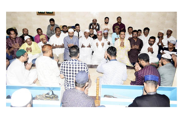 ঈদে মিলাদুন্নবী ও শেখ হাসিনার জন্মদিন উপলক্ষে যুবলীগের দোয়া মাহফিল