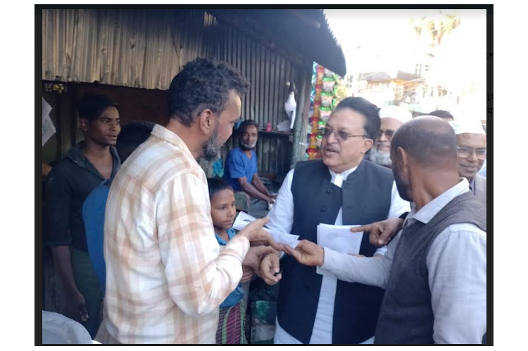 গোলাপগঞ্জে সিলেট-৬ আসনের স্বতন্ত্র প্রার্থী সরওয়ার হোসেনের গণসংযোগ অনুষ্ঠিত