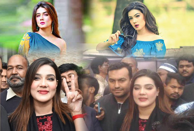 ‘ট্রাক’ নিয়ে ভোটে লড়বেন মাহিয়া মাহি