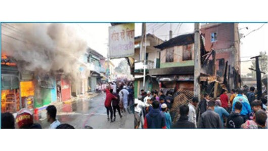 পূর্ব শত্রুতার জেরে ছাতক বাজারে ব্যবসা প্রতিষ্ঠান পোড়ালো দূর্বৃত্তরা