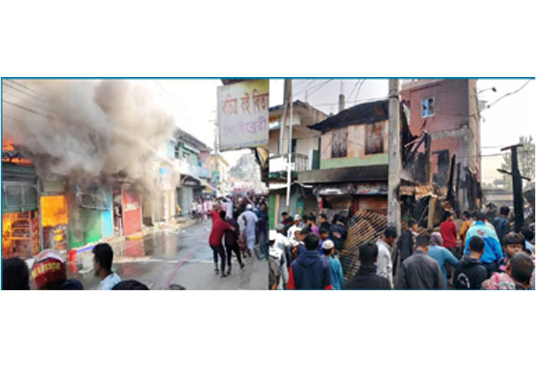 পূর্ব শত্রুতার জেরে ছাতক বাজারে ব্যবসা প্রতিষ্ঠান পোড়ালো দূর্বৃত্তরা