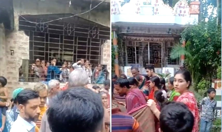 সিলেটে সংখ্যালঘু পরিবারে আক্রমণ ও মন্দির লুটপাট