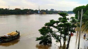 টানা বৃষ্টি ও ভারতের পানিতে বন্যার ঝুঁকিতে সিলেট