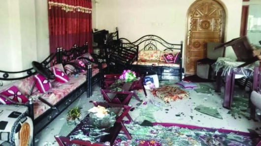 জমি সংক্রান্ত বিরোধের জেরে বোনের বাসায় ভাইদের হামলা-ভাঙচুরের অভিযোগ